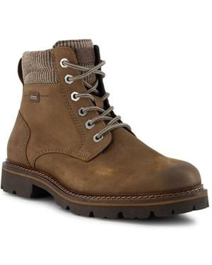 Sioux Herren Schnürboots Velours - Braun