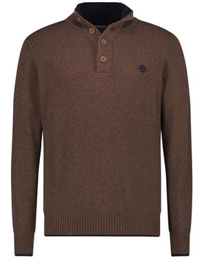 North Sails Herren Troyer Unifarben - Braun