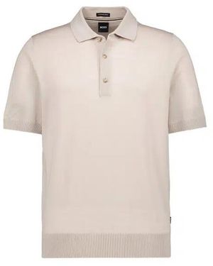 BOSS Herren Polo-Shirt - Natur