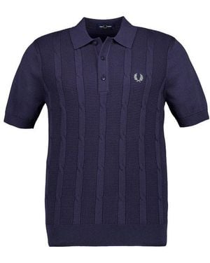 Fred Perry Herren Polo-Shirt - Blau