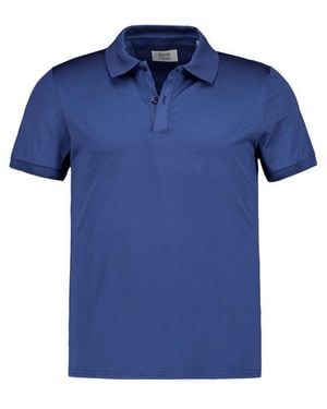 Pure Herren Polo-Shirt Funktionsmaterial Slim Fit - Blau