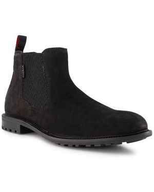 Bugatti Herren Schuhe Nubuk-/Veloursleder - Schwarz