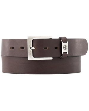 Strellson Herren Gürtel Glattleder - Braun