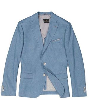 Zuitable Herren Sakkos Jersey - Blau