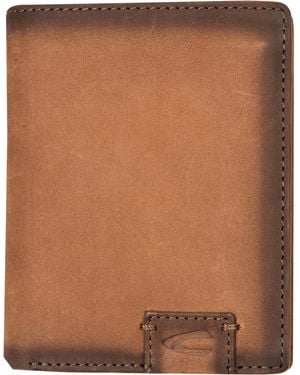 Camel Active Herren Geldbörse Braun, Cognac Nubuk