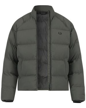 Fred Perry Herren Jacken Mikrofaser - Grau