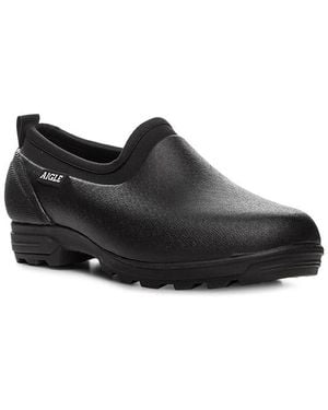 Aigle Herren Schlupfschuhe Gummi - Schwarz