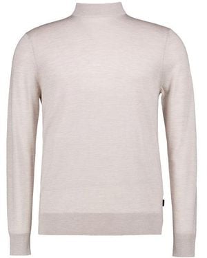 Windsor. Herren Pullover Unifarben - Weiß