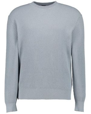 BOSS Herren Pullover Unifarben - Grau
