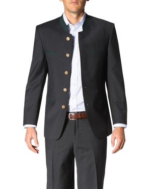 Lodenfrey Herren Sakkos/Blazer Comfort Fit - Grau