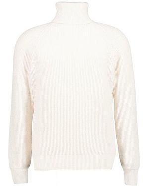 North Sails Herren Rollkragenpullover Unifarben - Weiß