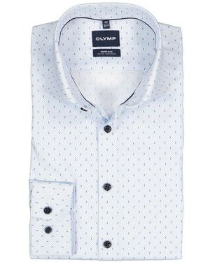 Olymp Herren Hemd - Blau