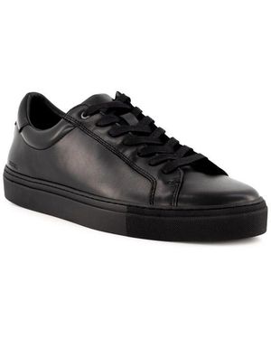 DIGEL Herren Sneaker Leder - Schwarz