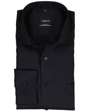 Venti Herren Hemd - Schwarz
