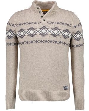 Nza Herren Pullover Norweger - Grau