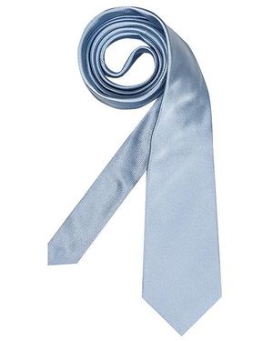 Ascot Herren Krawatte Unifarben - Blau