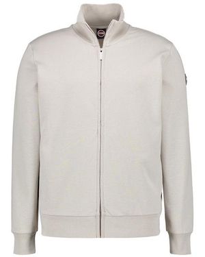 Colmar Herren Sweatjacke Unifarben - Weiß