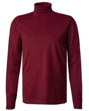 Hechter Paris Herren Rollkragenpullover Unifarben - Rot