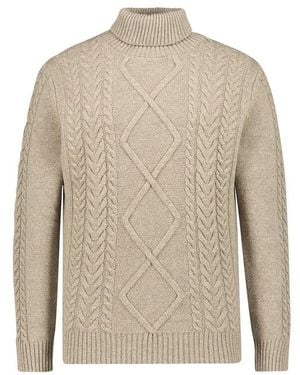 Hackett Herren Pullover Unifarben - Weiß