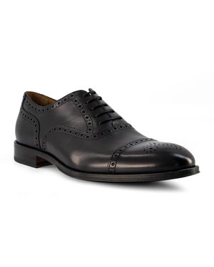 Lottusse Herren Schuhe Glattleder - Schwarz