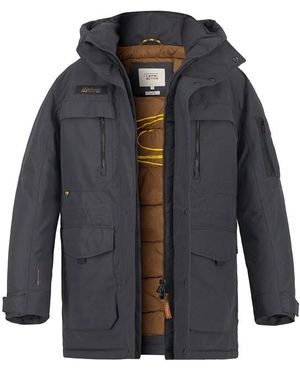 Camel Active Herren Funktionsparka Unifarben - Schwarz