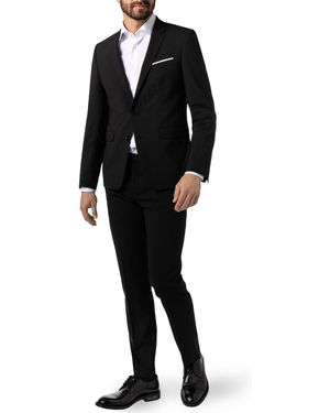 DIGEL Herren Anzug Slim Fit - Schwarz
