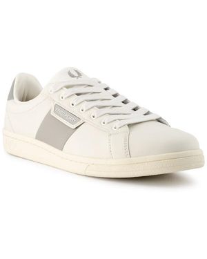 Fred Perry Herren Sneaker Glattleder - Weiß