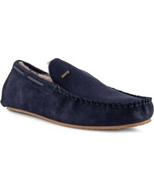 Dubarry Herren Hausschuhe Veloursleder - Blau