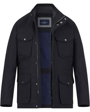 Hackett Herren Jacken Unifarben - Blau