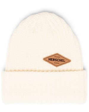 Herschel Supply Co. Douglas Suede Diamond Beanie - Natural