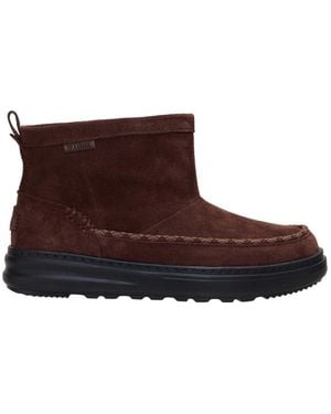 HEYDUDE Remi Toastee Boot Suede - Black