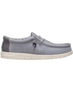 HEYDUDE Wally Stretch Canvas - Black