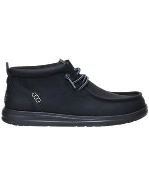 HEYDUDE Wally Mid Gripr Classic - Black