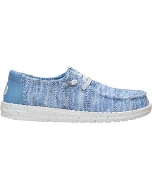 HEYDUDE Wendy Knit Shimmer - Blue