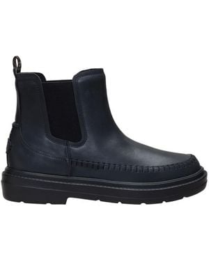 HEYDUDE Sienna Chelsea Boot Leather - Black