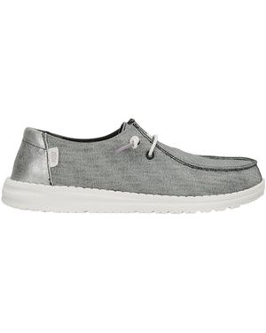 HEYDUDE Wendy Metallic Sparkle - Black