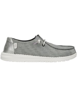 HEYDUDE Wendy Metallic Sparkle - Black