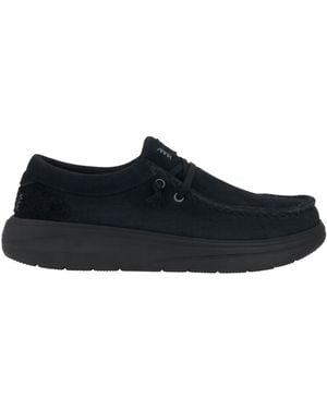 HEYDUDE Wendy Comf Suede - Black