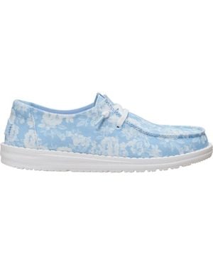 HEYDUDE Wendy Washed Floral - Blue