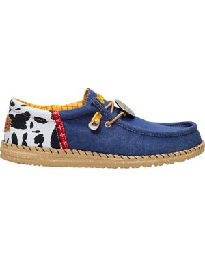 HEYDUDE Wally Funk X Disney Sheriff Woody - Blue