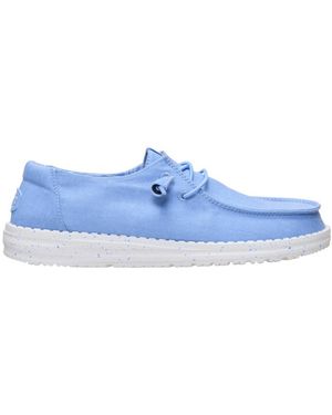HEYDUDE Wendy Stretch Canvas - Blue