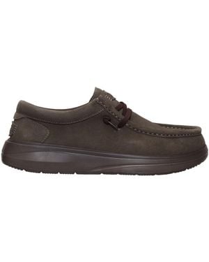 HEYDUDE Wally Comf Suede - Black