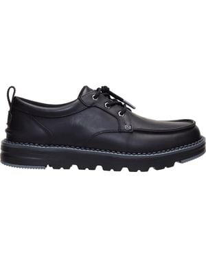 HEYDUDE Flint Moc Leather - Black