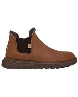 HEYDUDE Branson Boot Craft Leather - Black