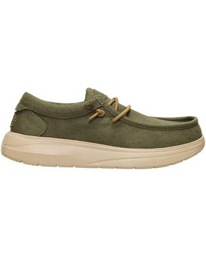 HEYDUDE Wally Comf Worn Twill - Black