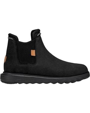 HEYDUDE Branson Boot Craft Leather - Black