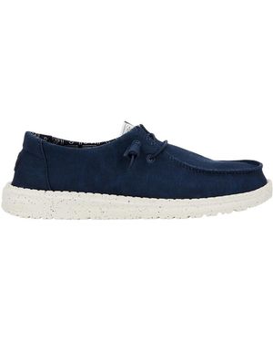HEYDUDE Wendy Stretch Canvas - Blue