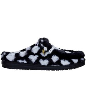 HEYDUDE Wendy Slipper Hearts - Black