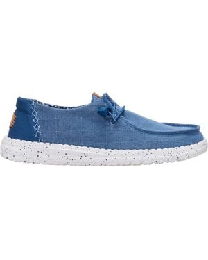 HEYDUDE Wendy Chambray Grid - Blue