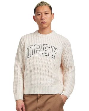 Obey Collegiate Sweater - Weiß
